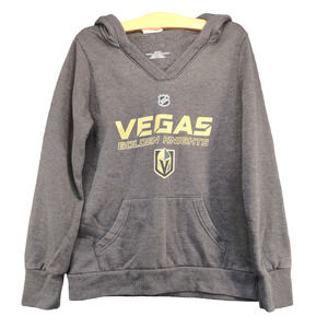 Fanatics Women's NHL Vegas Golden Knights Pullover Graphic Hoodie Gray S V-Neck